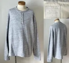 並品★アバクロンビー&フィッチ アバクロ ヘンリーネック スウェット XL