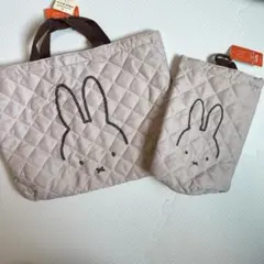 ミッフィー　レッスンバック　シューズ入れ