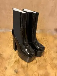 黒 厚底ブーツ ヒール13.5cm