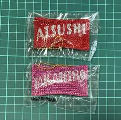 EXILE ATSUSHI TAKAHIRO ラインストーンキーホルダー 2点