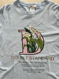 DOUBLE STANDARD　Tシャツ　ダブルスタンダード　水色　花のサムネイル