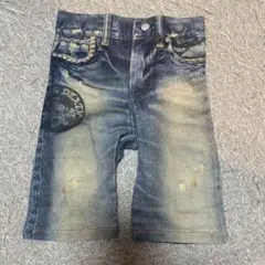 ヒスミニ アース チャビーギャング デニム風レギパン　90