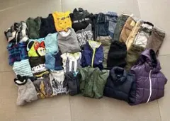 130 男の子　秋冬物　まとめ売り