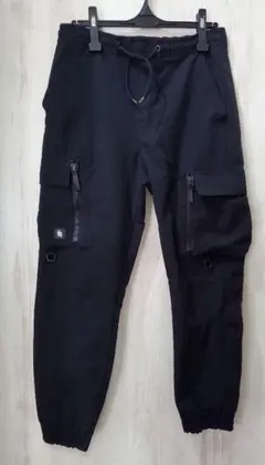 ZARA dnwr カーゴパンツ M　ブラック　イージーパンツのサムネイル