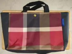 BLUE LABEL　チェック柄トートバッグ ブルーレーベルクレストビレッジ