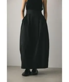 STYLEMIXER ハイウエストタックコクーンスカート M 最終SALE