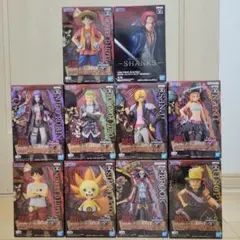 劇場版 ONE PIECE FILM RED DXF フィギュア 10個セット