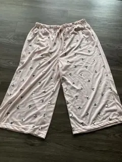 パンダ柄　サマー ルームパンツ ピンク　ステテコ　LL