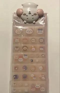 【割引中】タイルシール　クリップ付き　ちいかわ　VH ベージュ　サンスター文具