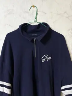 Gap ネイビー ハーフジップ トレーナー