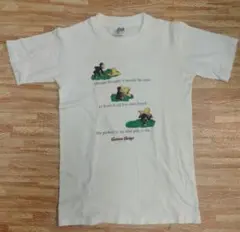 Anvil 90s おさるのジョージ　Tシャツ　Lサイズ　古着のサムネイル