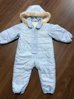 ELLE POUPON 水色アウター フード付き