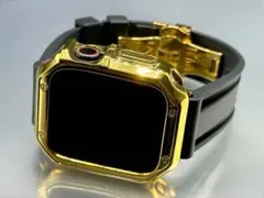 3bg⭐︎アップルウォッチバンド　ラバーベルト　Apple Watchカバー