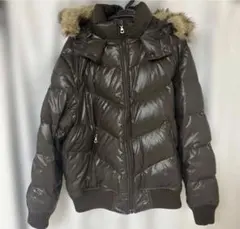 OLD UNIQLO PREMIUM DOWN JACKET ブラウン ファー