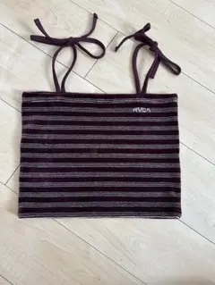 RVCA ルーク　ベロアストライプキャミソールのサムネイル