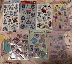 ディズニーキャラクターシールセット ７枚