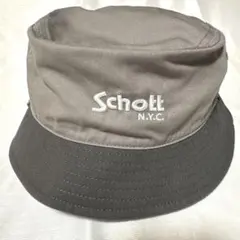 ショット バケットハット グレー ×チャコール 未使用品