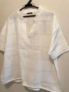 水玉模様のカットソー