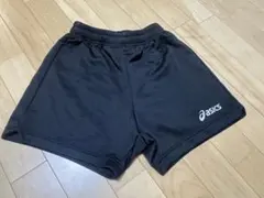 asics アシックス バレーボールパンツ ハーフパンツ ブラック Lサイズ