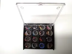 手作りビーズリング単価300円相当16個セット♪[手芸]