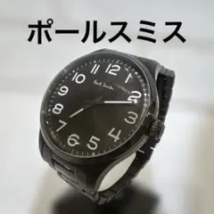 Paul Smith ブラック アナログ腕時計　稼働品のサムネイル