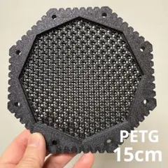【通気脚＆ガイド付き】PETG着生板 15cm 3Dプリント　板付　　ビカクシダのサムネイル
