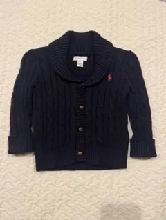値下げ！Ralph Lauren ネイビー カーディガン 18M