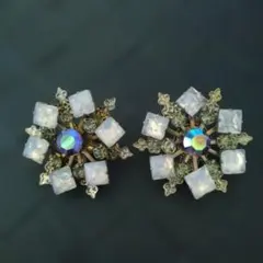 ミハエルネグリン Michal Negrin パープル系クリップイヤリング - メルカリ