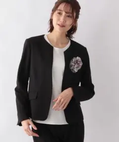 極美品✨】GLOBAL WORK スゴラクカット ノーカラージャケット M