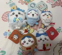 ちいかわ ハチワレ マスコット ぬいぐるみ まとめ売り セット5点