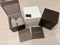 GUCCI アナログ時計 シルバー ブラウン