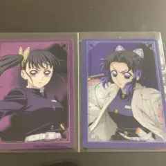 鬼滅の刃 箔押しランダムカード 胡蝶しのぶ 栗花落カナヲ