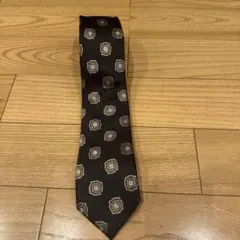 FRANCO BASSI シルク ネクタイ 黒