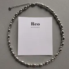 №2144シルバービーズネックレス