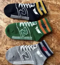 ニューバランス　靴下　新品　3枚組　19〜21 NB ソックス