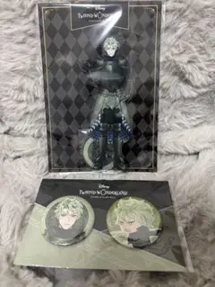 ツイステ展セベクのアクリルスタンドと缶バッジセット