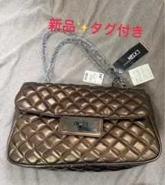 新品✨️メタリックブラウン ハンドバッグ