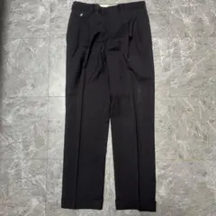 ISETAN ブラック スラックス ウール100% g35