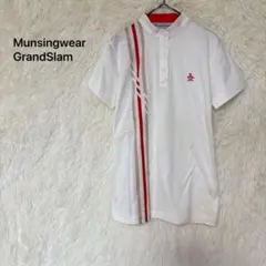 Munsingwear GRANDSLAM ポロシャツ S 白 ペンギン刺繍のサムネイル