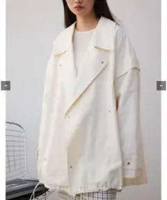 2WAYミリタリーミドルコート