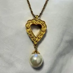 H&D パープルストーン ネックレス ゴールドカラー - メルカリ