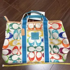 COACH カラフル トートバッグ