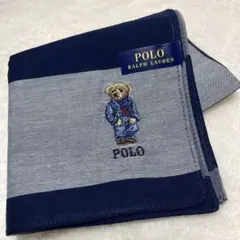 【新品未使用】POLO RALPH LAUREN ポロベア大判ハンカチ