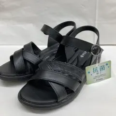 新品未使用パンジーサンダル黒￼Ｌサイズ 24cm ￼軽量のサムネイル