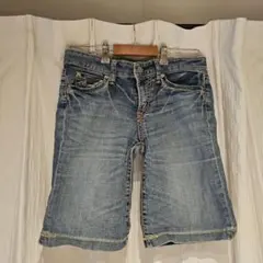 ライトブルー デニムショートパンツ