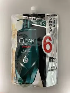 CLEAR MEN トータルケア スカルプシャンプー つめかえ用 6個分のサムネイル