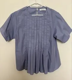 美品　A DAY IN THE LIFE 薄紫 半袖ブラウス