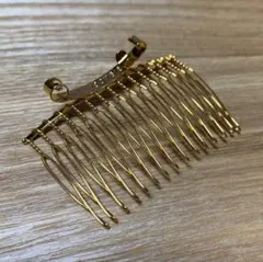 コサージュ用 便利なチェンジコーム★ゴールド★七五三 成人式 着物