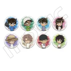名探偵コナン　キャラバッジコレクション　夏　デフォルメ　缶バッジ　工藤新一