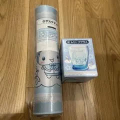 산리오 쿠지 시나모롤 デスクマット レリーフグラス